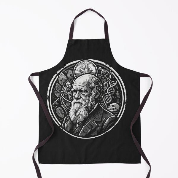 Item preview, Charles Darwin Natural Selection Evolution Portrait Illustration designed and sold by Owcomm.