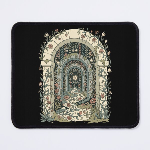Item preview, Secret Tunnel Botanical Archway - Mystical Floral Path Art designed and sold by WillCraftx.