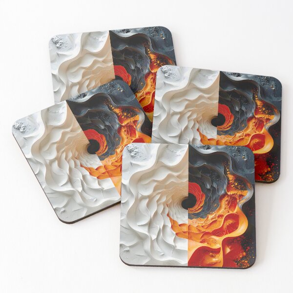 Item preview, Duality of White Plaster and Terracotta Slate designed and sold by Vicky Brago-Mitchell®.