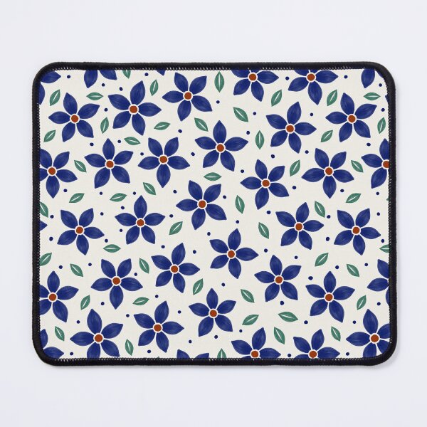 Item preview, Polish Pottery Traditional Blue Daisy Flowers designed and sold by KrisInStitches.