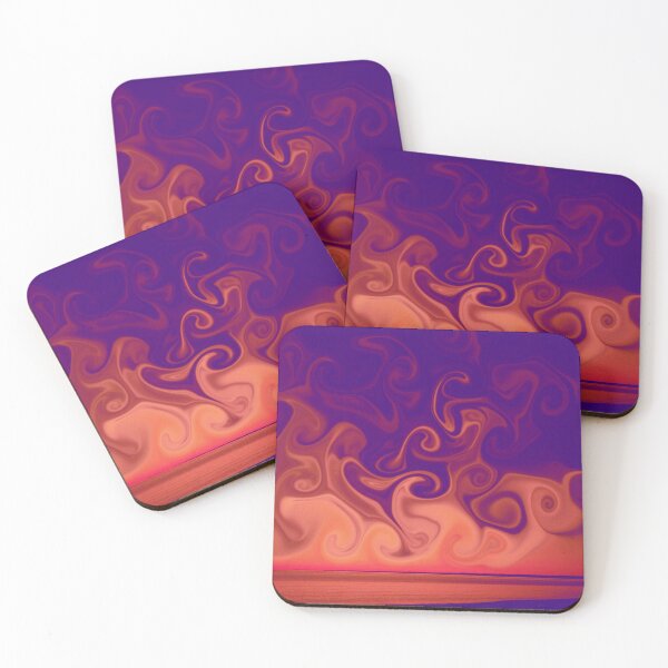 Item preview, beach sunrise swirlin  designed and sold by Lost Then Found Art.