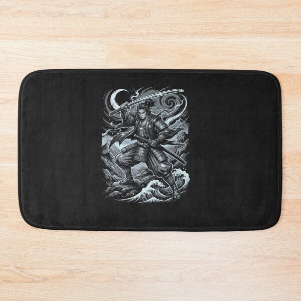 Item preview, Miyamoto Musashi Ronin Samurai Warrior Moon designed and sold by Owcomm.