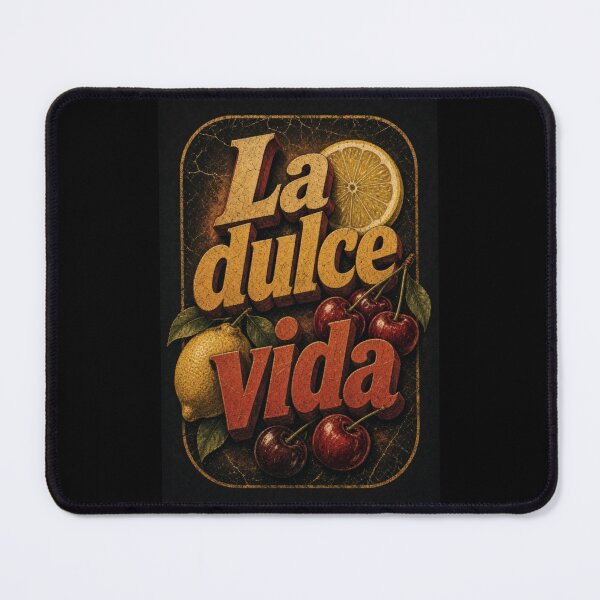 Item preview, La Dulce Vida Vintage Retro Fruit Poster Art designed and sold by HappyOops.