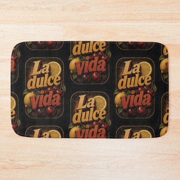 Item preview, La Dulce Vida Vintage Retro Fruit Poster Art designed and sold by HappyOops.