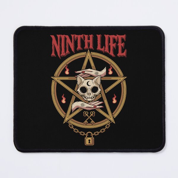 Item preview, Ninth Life - Occult Cat Skull & Witchy Pentagram designed and sold by fabiandesigns88.