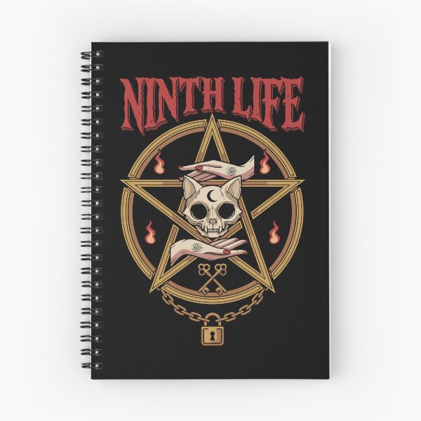 Item preview, Ninth Life - Occult Cat Skull & Witchy Pentagram designed and sold by fabiandesigns88.