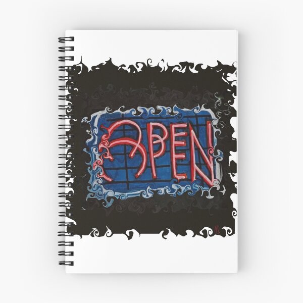 Item preview, open  designed and sold by Lost Then Found Art.