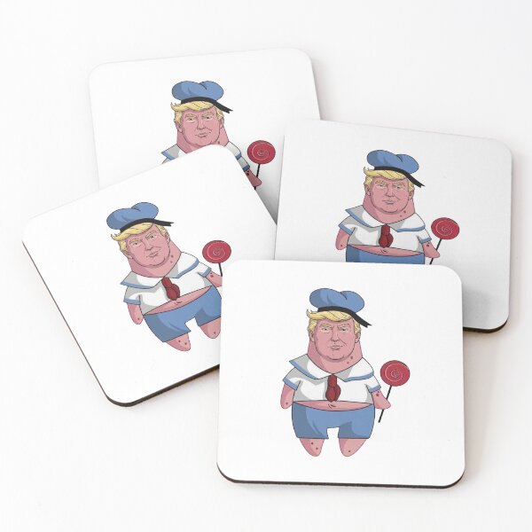 Item preview, Funny Blonde Politician Starfish Holding Lollipop Cartoon designed and sold by Alaric4you.
