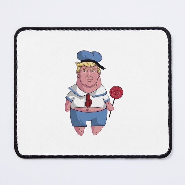 Item preview, Funny Blonde Politician Starfish Holding Lollipop Cartoon designed and sold by Alaric4you.