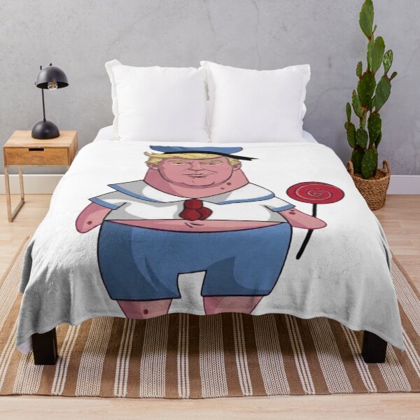 Item preview, Funny Blonde Politician Starfish Holding Lollipop Cartoon designed and sold by Alaric4you.