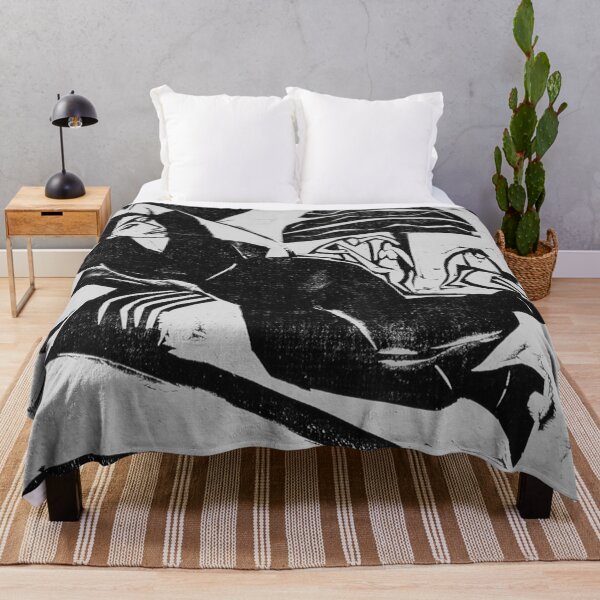 Item preview, Rest| German Expressionist Woodcut | Solitude & Peaceful Living designed and sold by CulturalCurios.