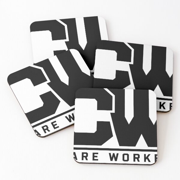 Item preview, CW Care Worker - Bold Professional Badge Design designed and sold by medicalkinoko.
