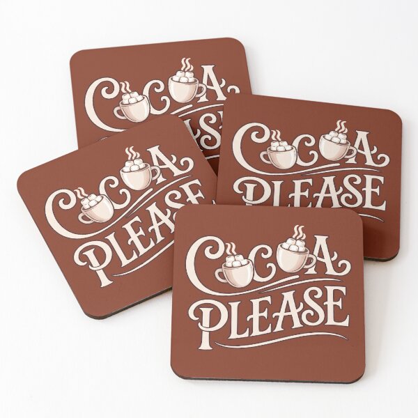 Item preview, Cocoa Please Quirky Typography Cocoa Lover Art designed and sold by JumpJammiesTees.