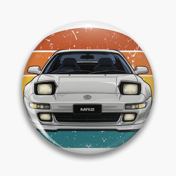 Item preview, 90s Japanese Sports Car white MR2 Retro Sunset Graphic designed and sold by spoxi717.