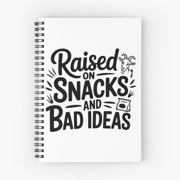 Item preview, Raised on Snacks and Bad Ideas designed and sold by theartfulaspie.