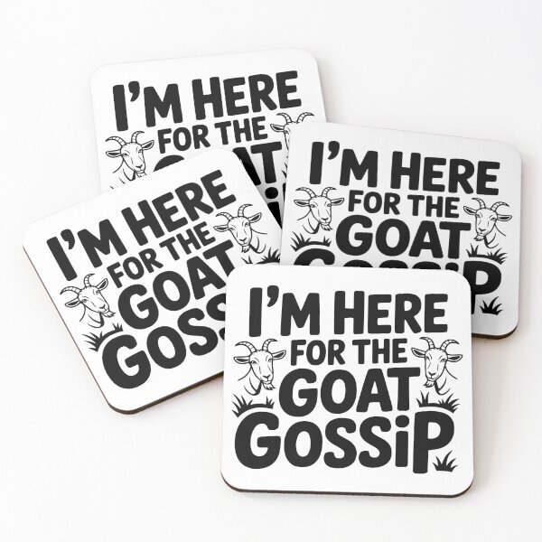 Item preview, I’m Here for the Goat Gossip designed and sold by theartfulaspie.