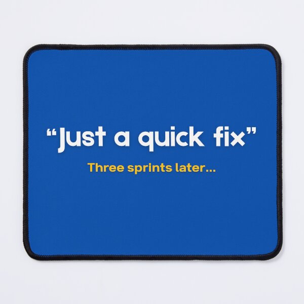 Item preview, "Just a quick fix" - Funny SAP Consultant Gift designed and sold by HypercareClub.