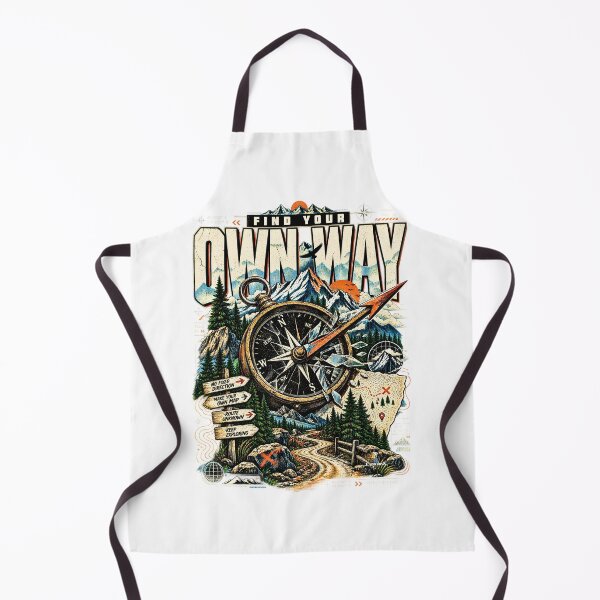 Item preview, Find Your Own Way Adventure Compass designed and sold by EvergreenPark - Tee Studio.
