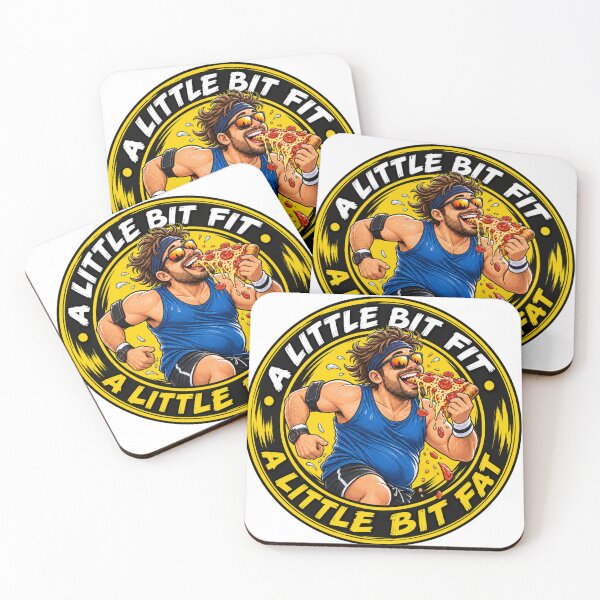 Item preview, A Little Bit Fit A Little Bit Fat Funny Running designed and sold by Kenzie & Co.