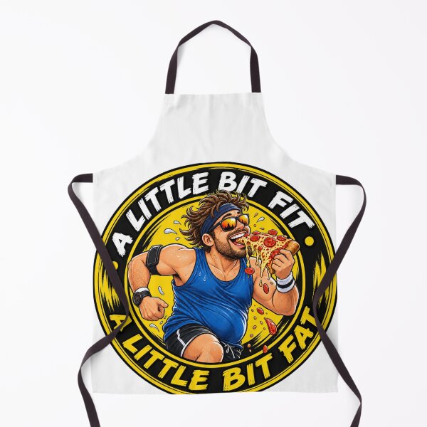 Item preview, A Little Bit Fit A Little Bit Fat Funny Running designed and sold by Kenzie & Co.