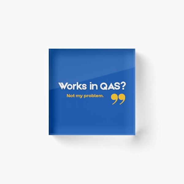 Item preview, Works in QA? - Funny SAP Developer Gift designed and sold by HypercareClub.