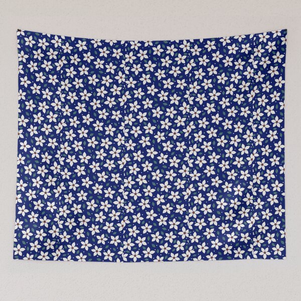 Item preview, Polish Pottery Traditional Blue Daisy Flowers designed and sold by KrisInStitches.