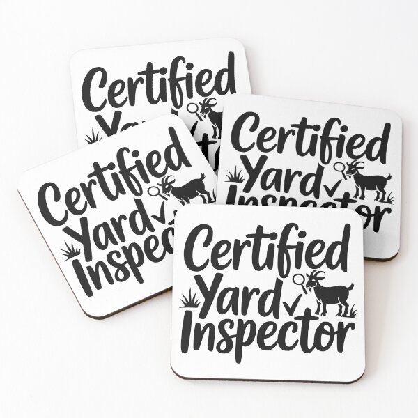 Item preview, Certified Yard Inspector designed and sold by theartfulaspie.