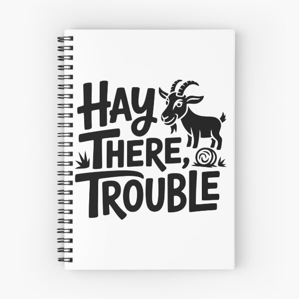 Item preview, Hay There, Trouble designed and sold by theartfulaspie.