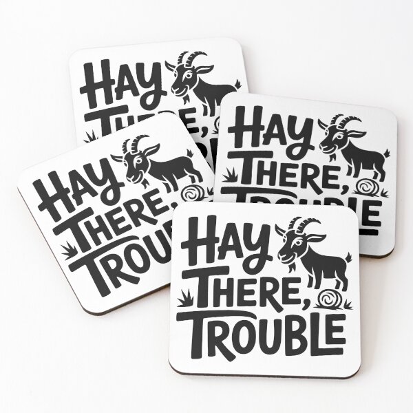 Item preview, Hay There, Trouble designed and sold by theartfulaspie.