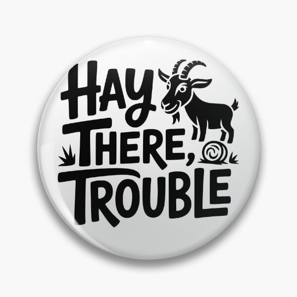 Item preview, Hay There, Trouble designed and sold by theartfulaspie.