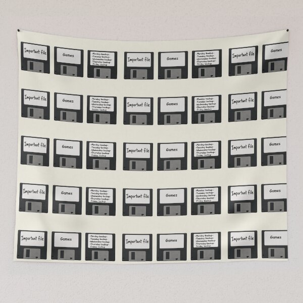 Item preview, Floppy Disk Nostalgia Trio Retro Computer Humor designed and sold by PlanetEye Designs.