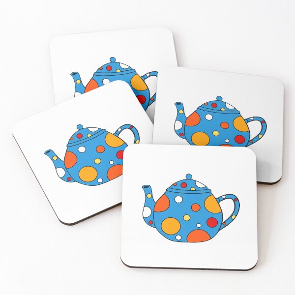 Item preview, Blue Polka Dot Teapot designed and sold by Sartoris Art.
