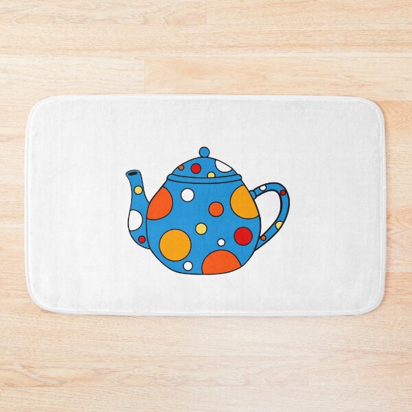 Item preview, Blue Polka Dot Teapot designed and sold by Sartoris Art.