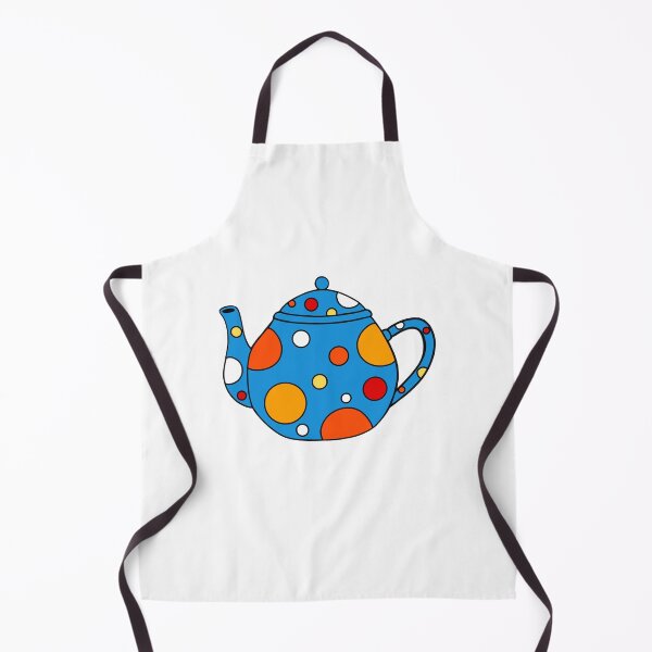 Item preview, Blue Polka Dot Teapot designed and sold by Sartoris Art.