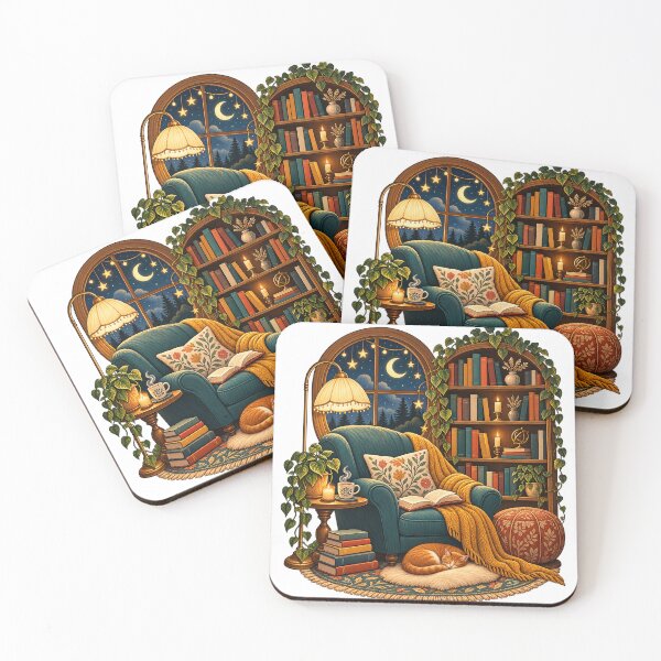 Item preview, Cozy Reading Nook Escape designed and sold by Barca art.