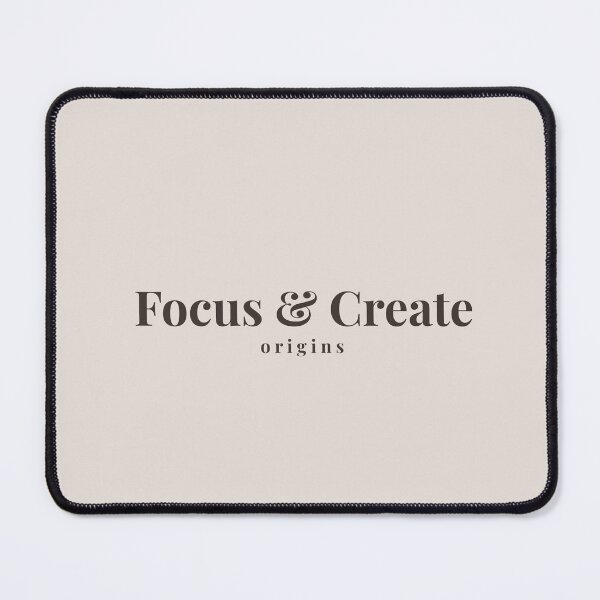 Item preview, Focus and Create - Aesthetic Modern Typography Quote designed and sold by ORIGINS LINES.