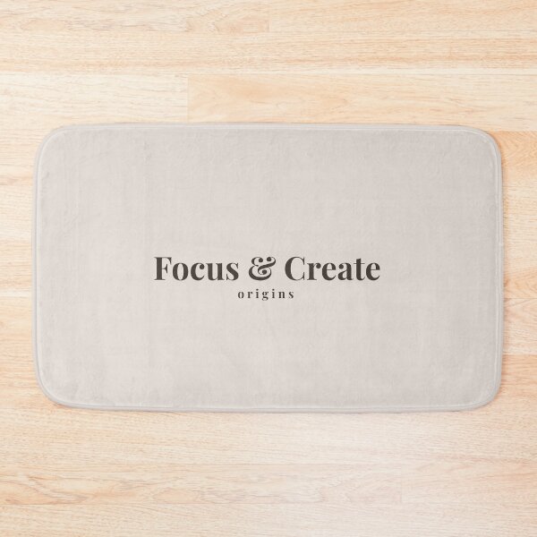 Item preview, Focus and Create - Aesthetic Modern Typography Quote designed and sold by ORIGINS LINES.