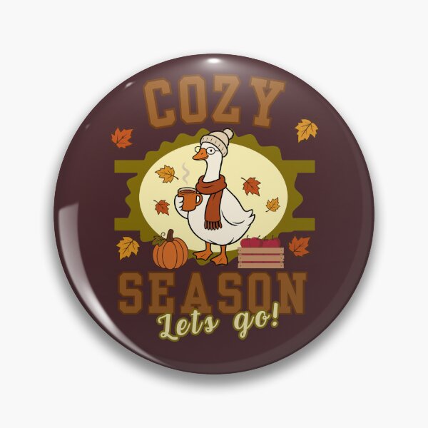 Item preview, Silly Goose I Love Fall Cozy Season Sweater Weather Pumpkins Apples Leaves designed and sold by Forevermore.