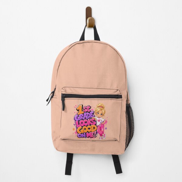 Item preview, 1st Grade Looks Good On Me – Blonde Girl Back to School designed and sold by MomParentADHD.