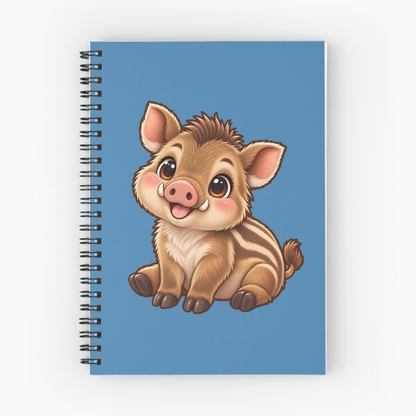 Item preview, Kawaii Woodland Wild Boar Piglet designed and sold by Krys-Designs.