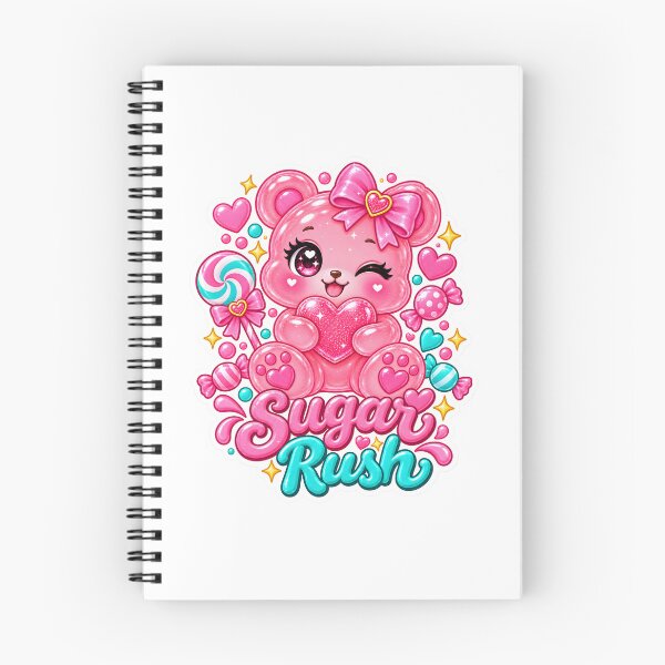 Item preview, Sugar Rush Gummy Bear – Cute Pink Candy Bear designed and sold by AnyMar2023.