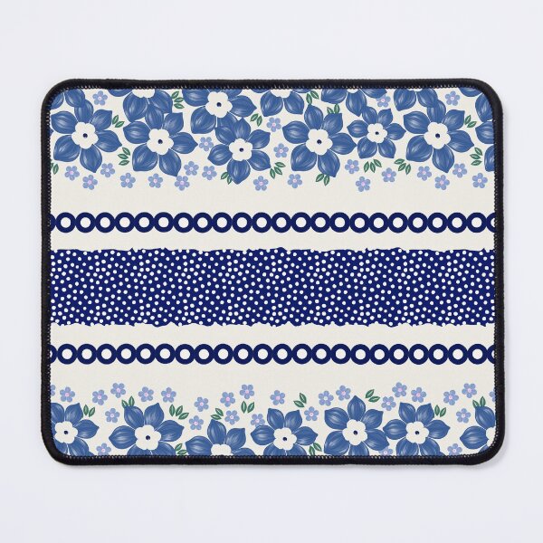 Item preview, Polish Pottery Traditional Mosquito Dots and Forget Me Not Flowers designed and sold by KrisInStitches.