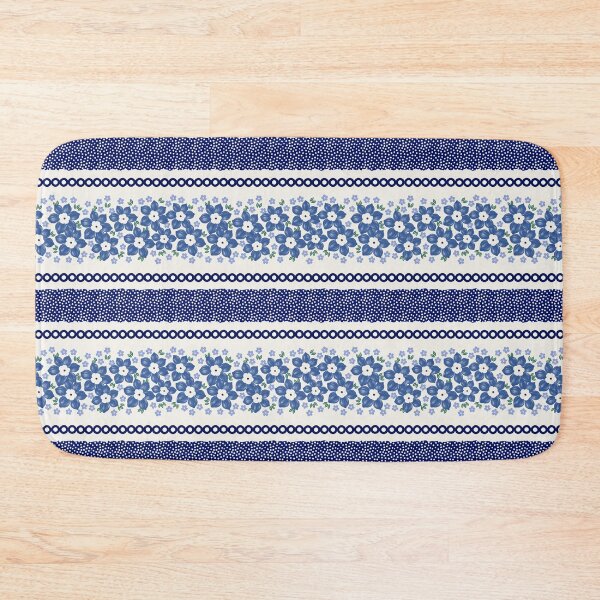 Item preview, Polish Pottery Traditional Mosquito Dots and Forget Me Not Flowers designed and sold by KrisInStitches.