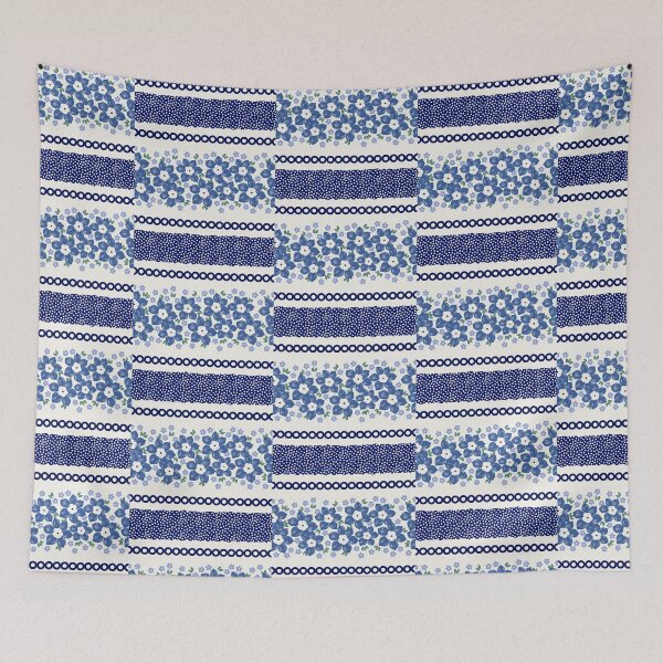 Item preview, Polish Pottery Traditional Mosquito Dots and Forget Me Not Flowers designed and sold by KrisInStitches.