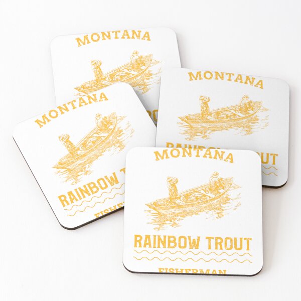 Item preview, MONTANA RAINBOW TROUT FISHERMAN designed and sold by JamiesLocker.