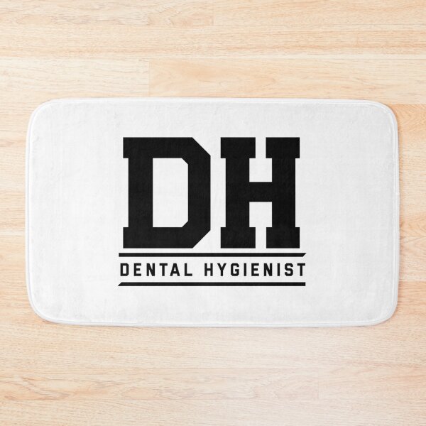 Item preview, DH Dental Hygienist - Bold Professional Badge Design designed and sold by medicalkinoko.