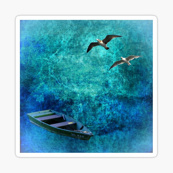 Artikel-Vorschau von Auf einem Meer von Blau schwimmen, designt und verkauft von James DeFazio.