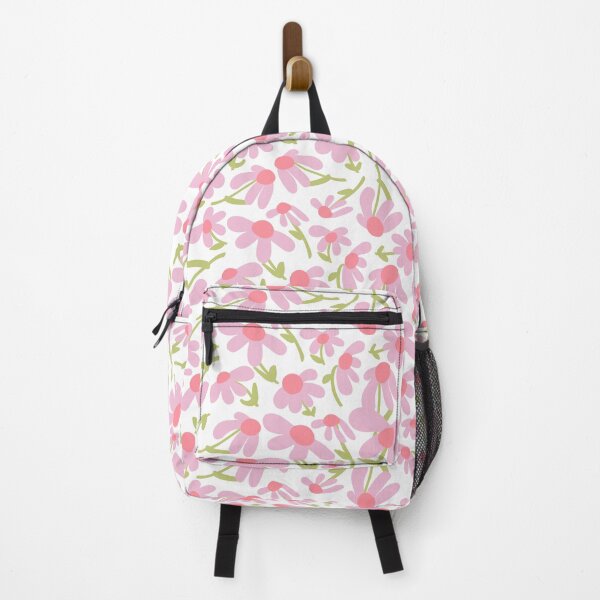 Item preview, Retro Daisy Field in White and Pink designed and sold by YesterdayColl.