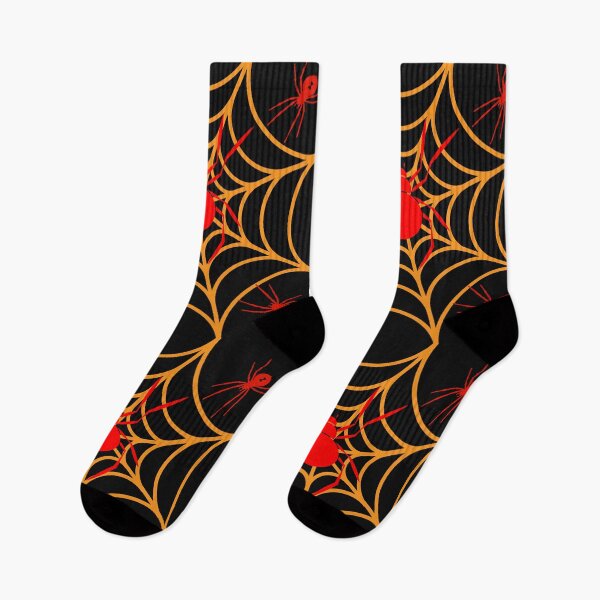 Item preview, Halloween Spider Web | Red Spider Gothic Halloween Design | Creepy Spider Art designed and sold by MariMarArt.