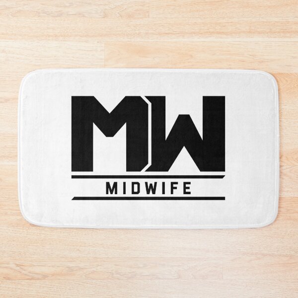 Item preview, MW Midwife - Bold Professional Badge Design designed and sold by medicalkinoko.